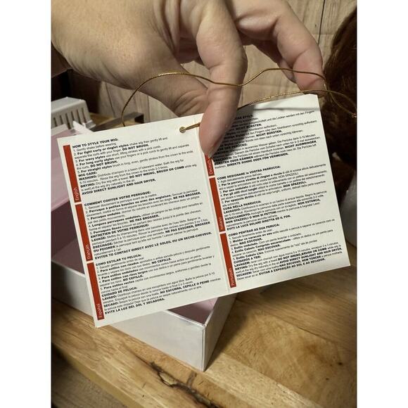 Secret Wishes TV Dorothy Wig brown salon Rubies Adult Boxed - Picture 10 of 10